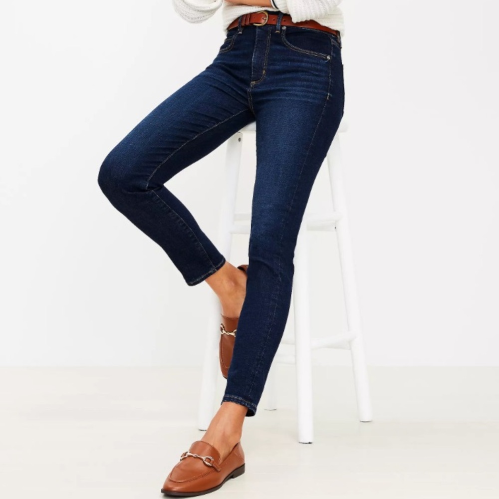 LOFT Deep Indigo Women's Skinny Jeans